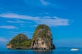 Limestone island bay in Krabi Ao Nang and Phi Phi, Thailand Royalty Free Stock Photo